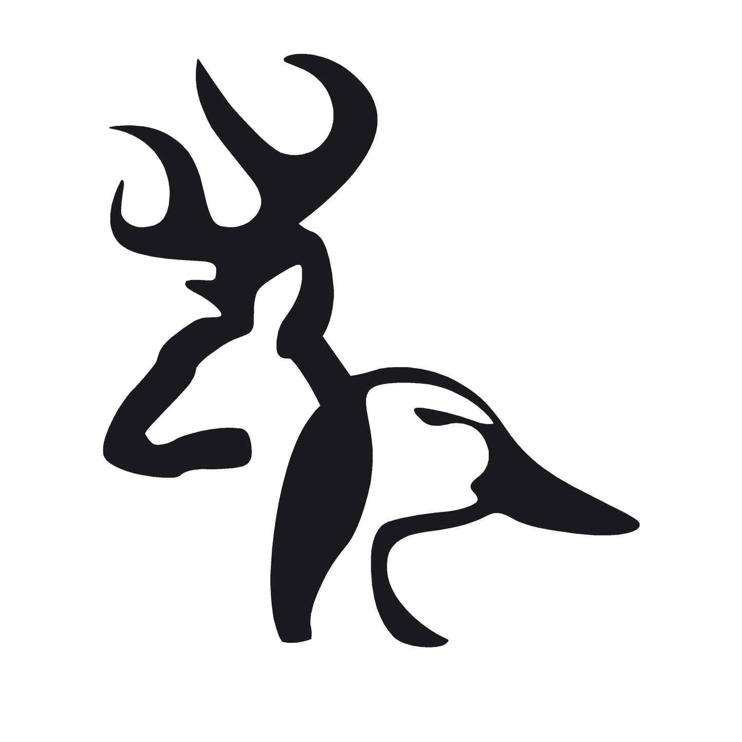 Duck and Buck Decal – Waterfowl & Deer Hunting Vinyl Sticker 1242