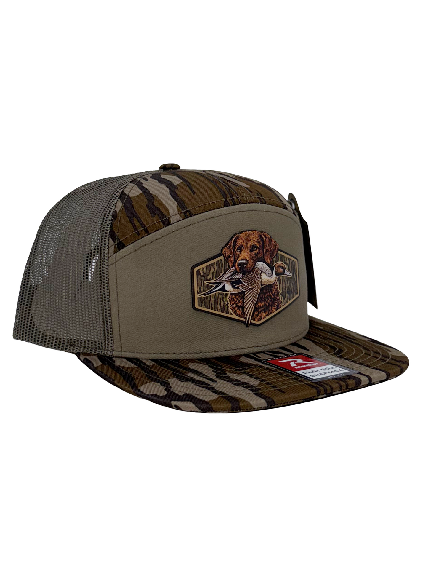 The Chessie 7 – Chesapeake Retriever Mossy Oak 7 Panel Hat | Duck Down Designs