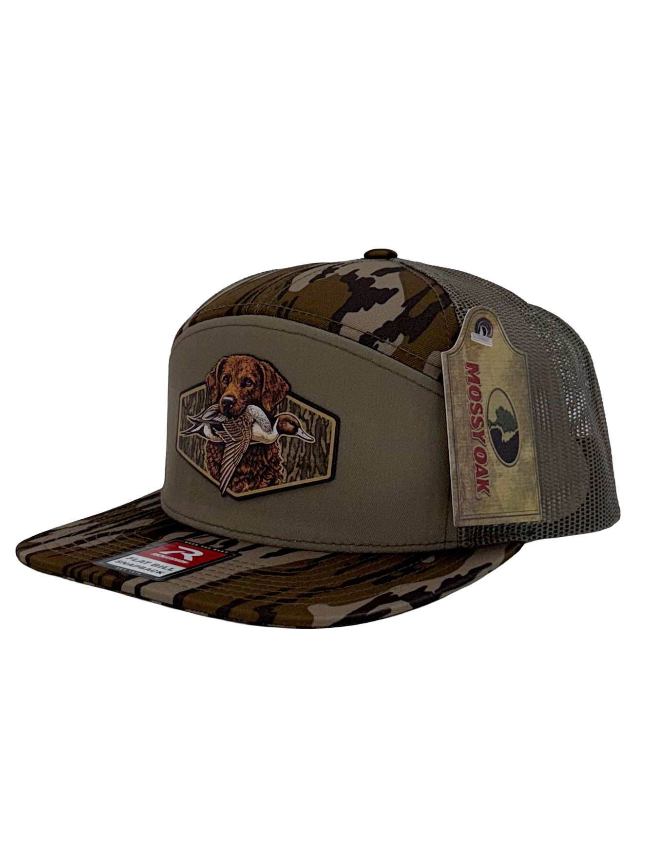 The Chessie 7 – Chesapeake Retriever Mossy Oak 7 Panel Hat | Duck Down Designs